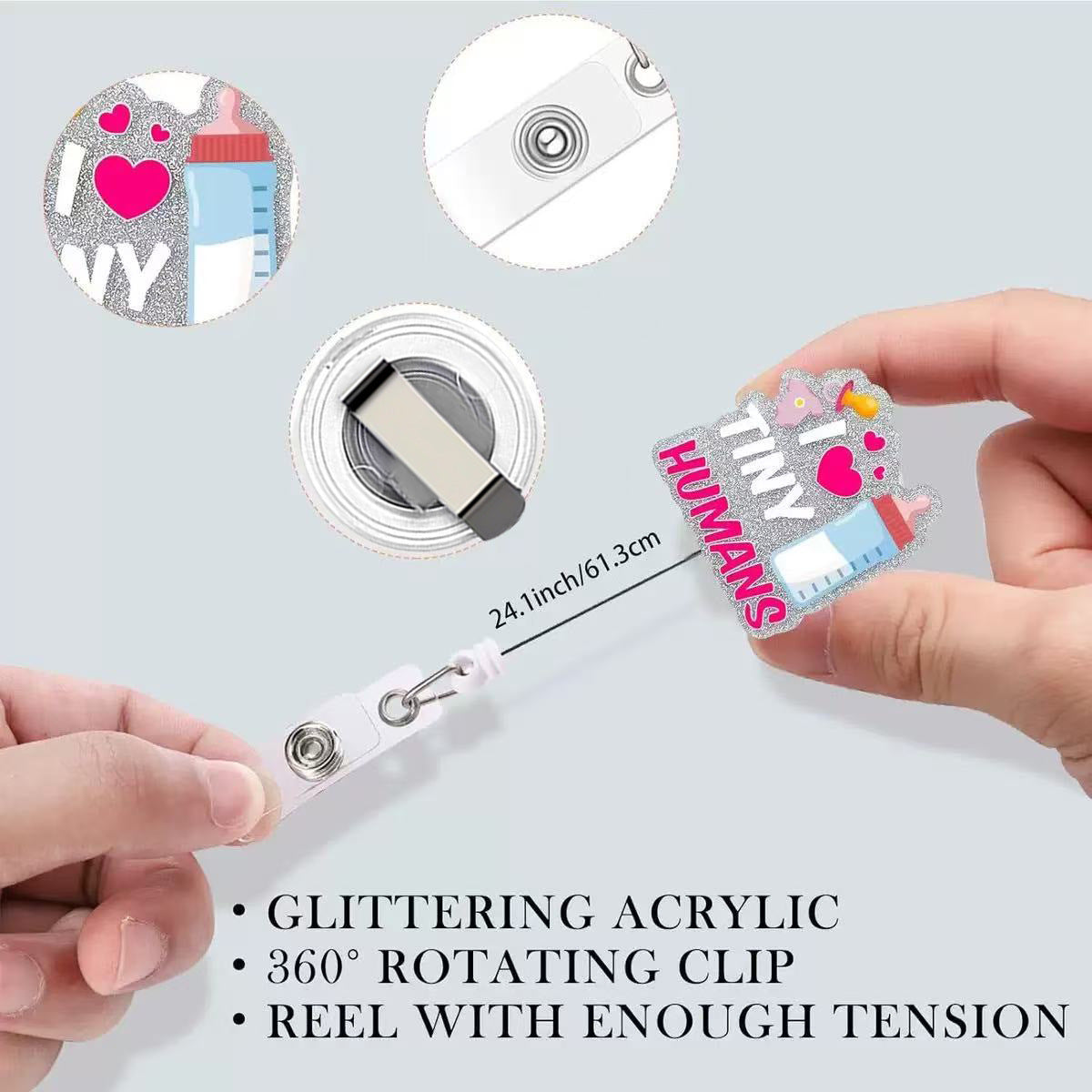 Wholesale acrylic badge scroll  Badge Reels