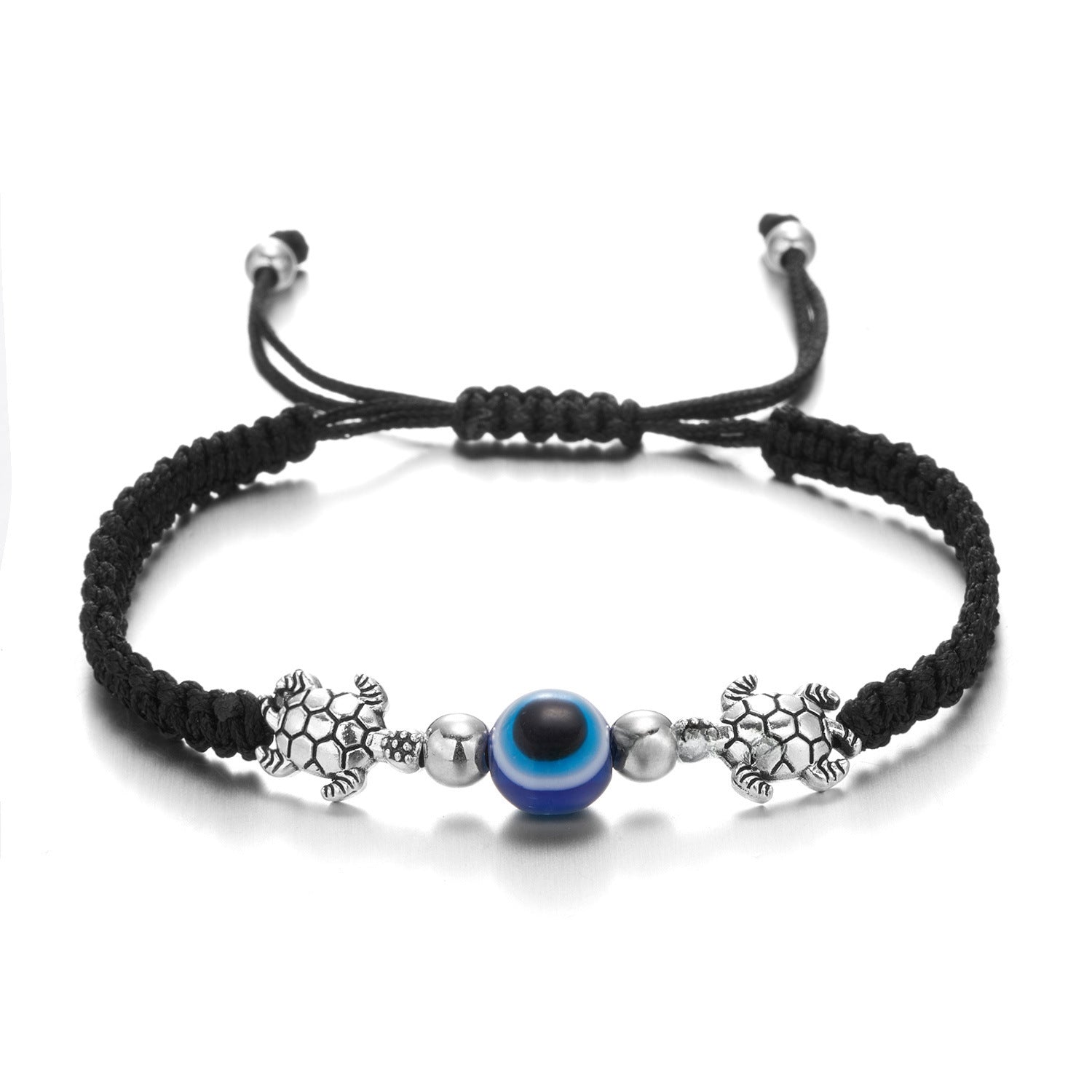 Wholesale Adjustable Palm Blue Eyes Red Rope Braided Hand