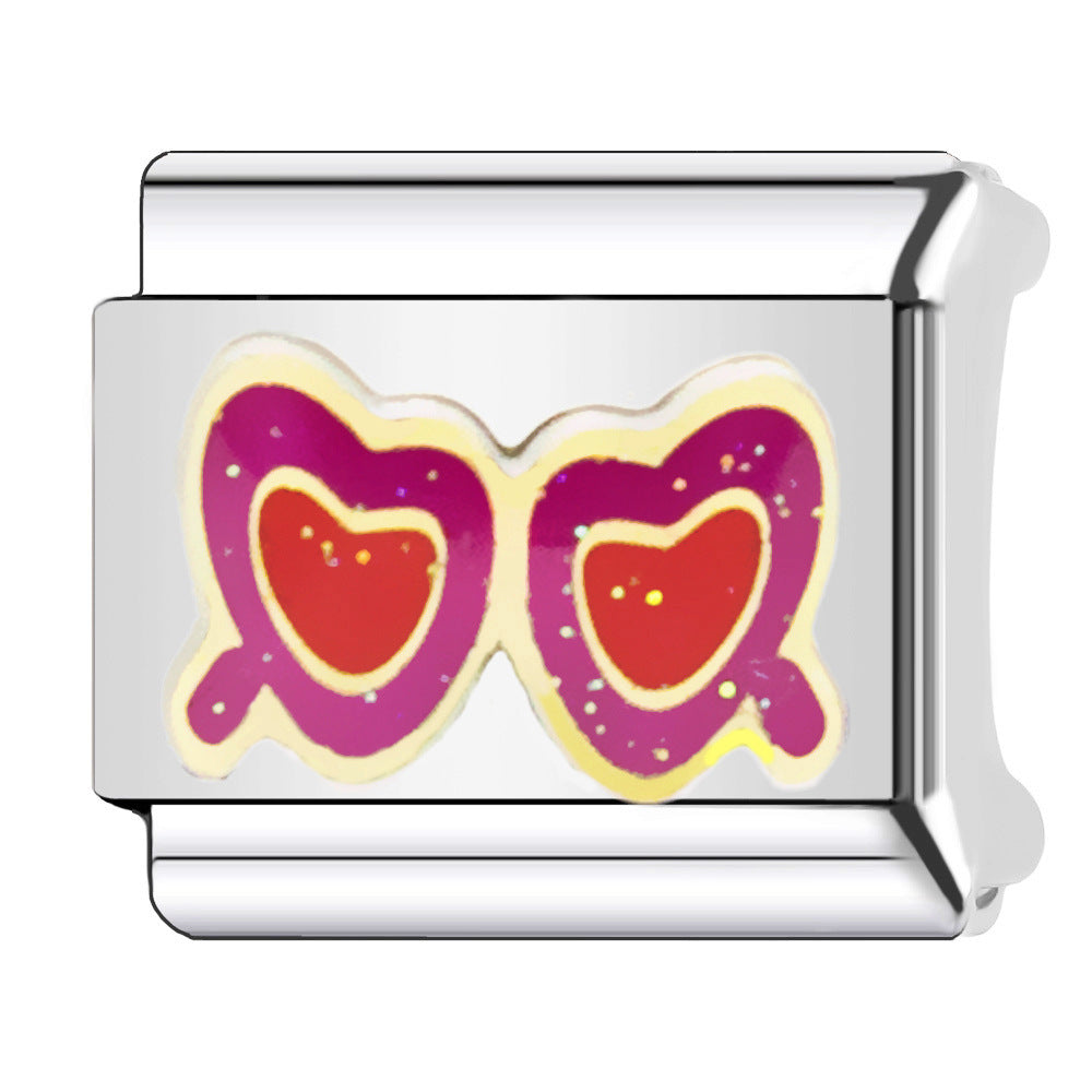 Wholesale Italian Charm Bracelet 9mm DIY  Spliced Strap  Creative Stainless Steel Composable Bracelet