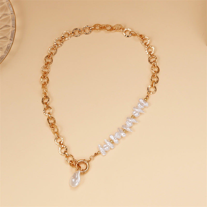 Wholesale Vintage Spliced Ball Bead Chain Stacking Necklace ACC-NE-Bayue001