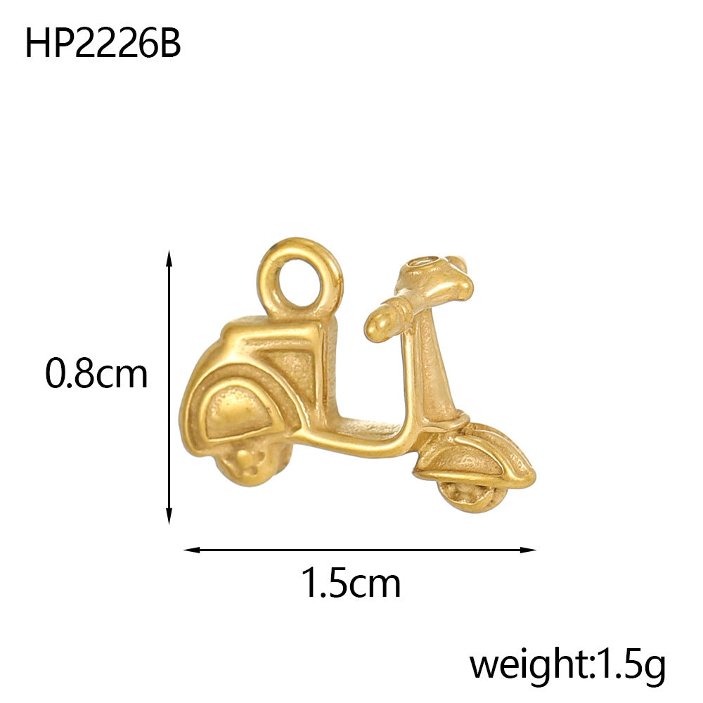 Wholesale Stainless steel three-dimensional pendant