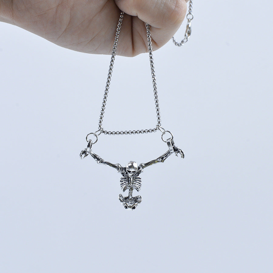 Wholesale Dark Skull Pendant Necklace