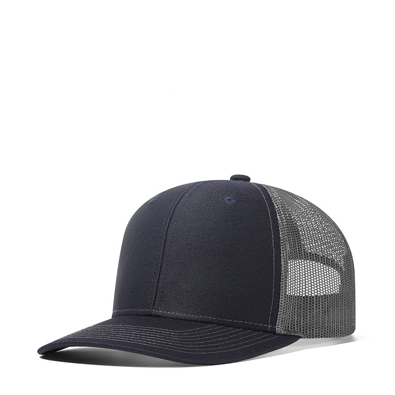 Wholesale Slightly Curved Breathable Sun Visor Mesh Hat Trucker Hat ACC-HT-WanKu002