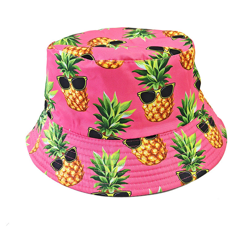 Wholesale Happy Birthday Printed Bucket Hat for Outdoor Sun Protection Fashion Accessory