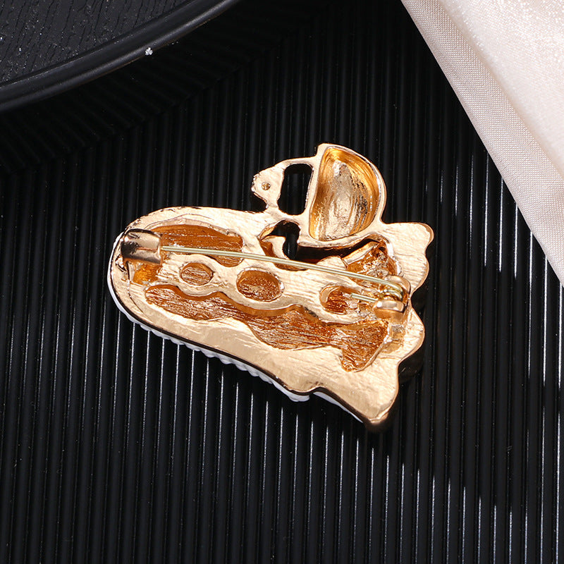 Wholesale Halloween white ghost pumpkin Brooch