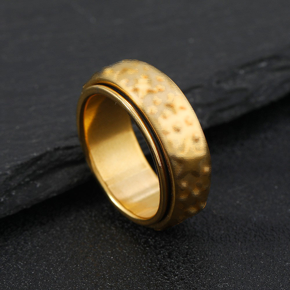 Wholesale Demon Eye Stainless Steel Ring Men's Pentagram Ring ACC-RS-ZhongQi013