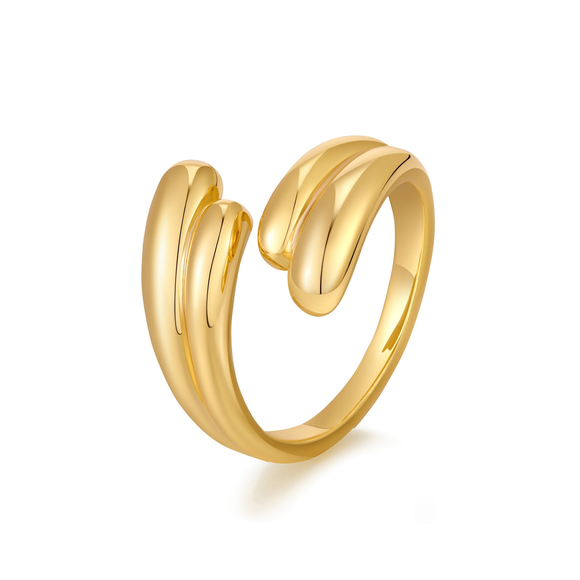 Wholesale  Geometric Open Adjustable rings