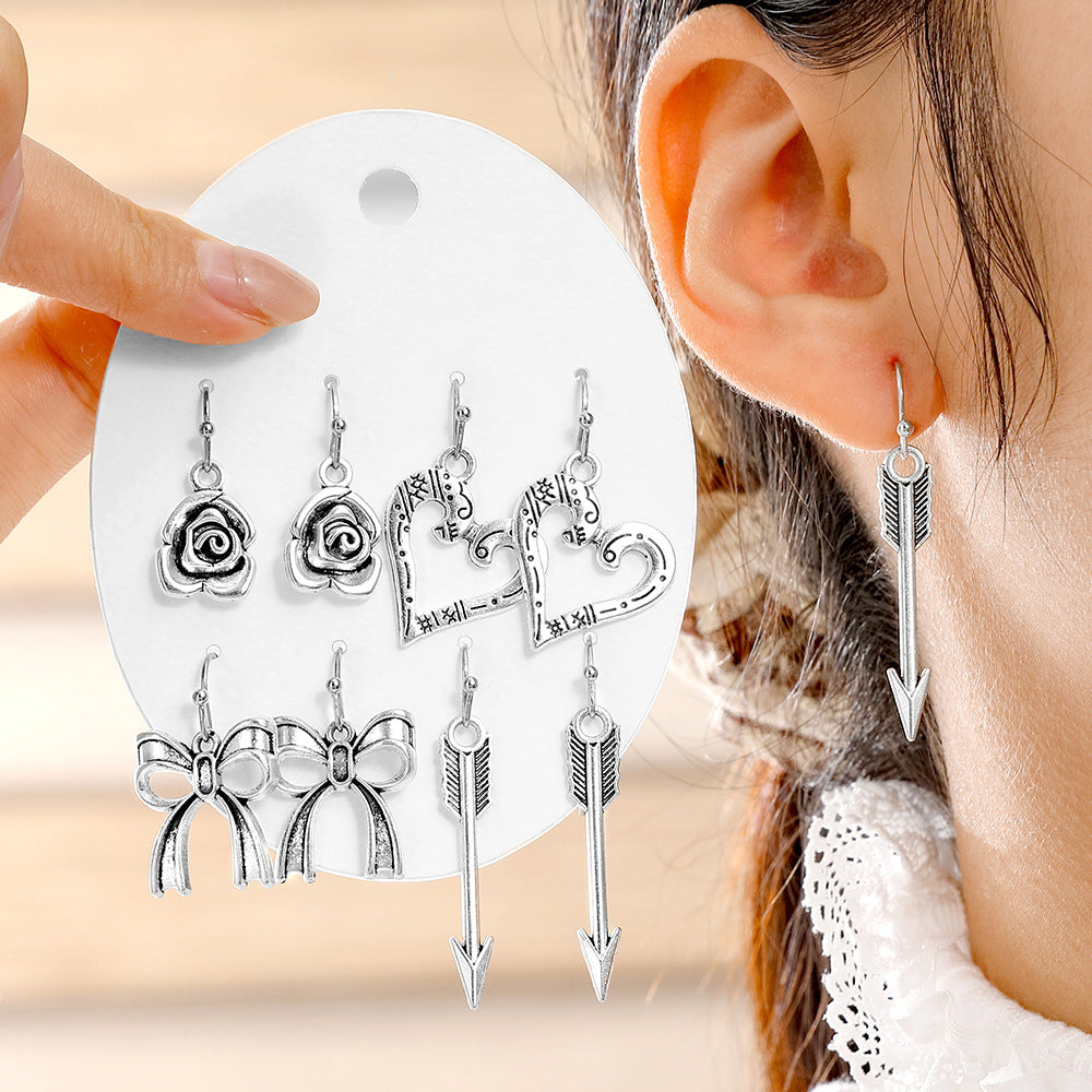 Wholesale Trendy Minimalist Earrings with a High-End Feel,  Vintage Ethnic Style,  Simple and Exquisite Versatile Earrings Wholesale Yiwu