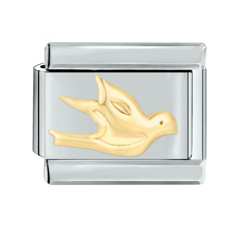 Wholesale Italian modular bracelet 9mm DIY splicing detachable stainless steel combinable bracelet