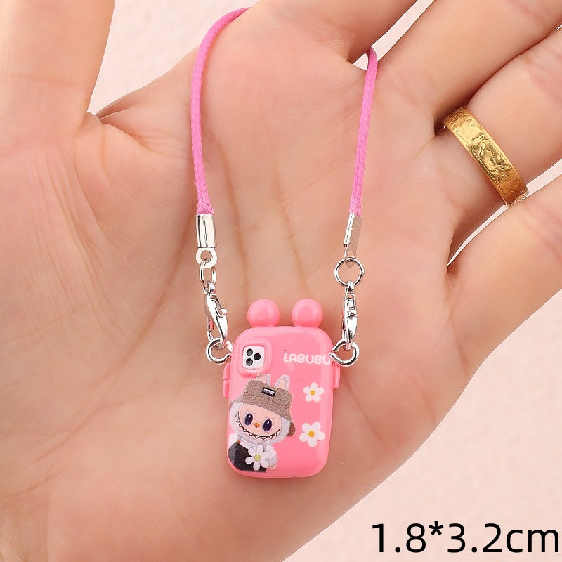 Wholesale Cute cartoon mini phone case doll accessories