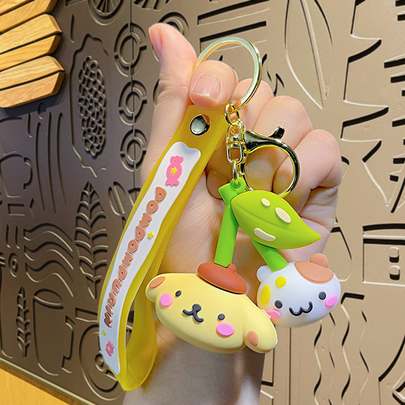 Wholesale Cartoon Cute Silicone Keychain ACCVIP-KC-Tangh001
