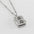 Wholesale  bubble letter necklace 18K stainless steel English letter pendant jewelry