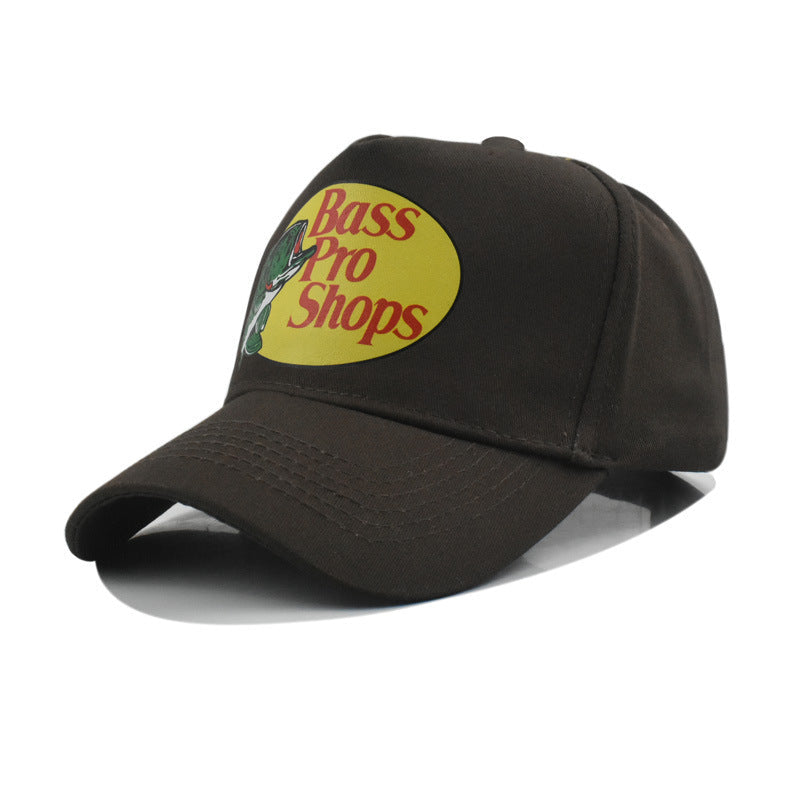 Wholesale Solid color printed outdoor fishing sun protection men' s baseball cap hat