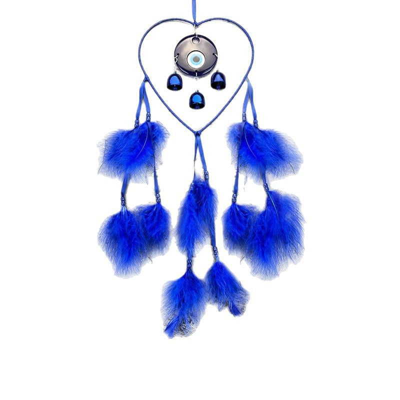 Wholesale Blue Feather Dreamcatcher