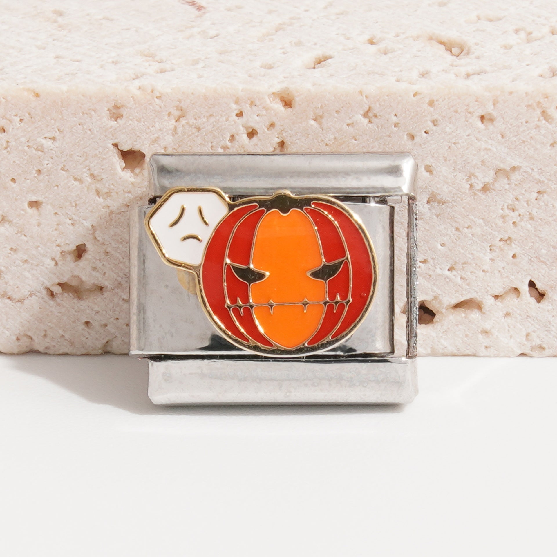 Wholesale Italian Charm Bracelet 9mm DIY Splicing Halloween Stainless Steel Composable Bracelet