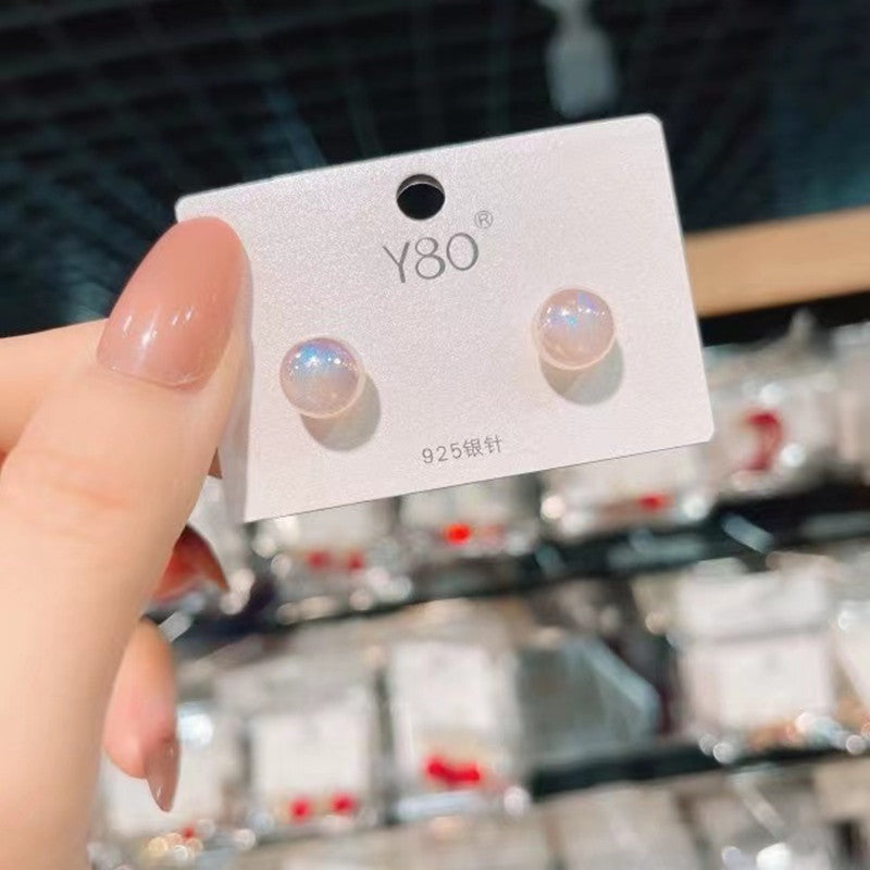 Wholesale Colorful mermaid pearl earrings