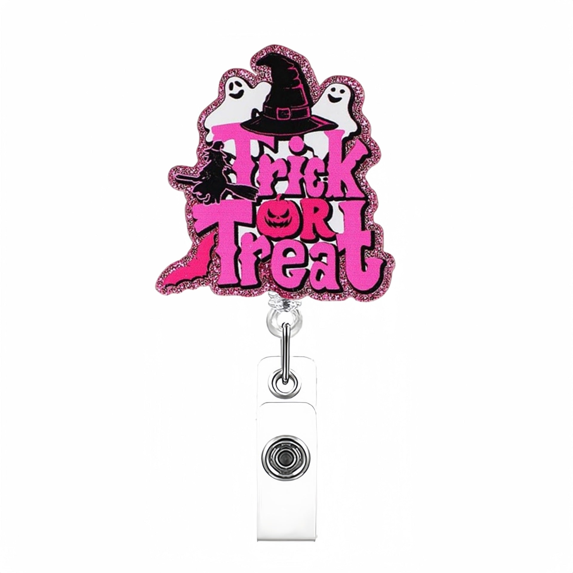 Wholesale Acrylic  Badge Reels Keychains