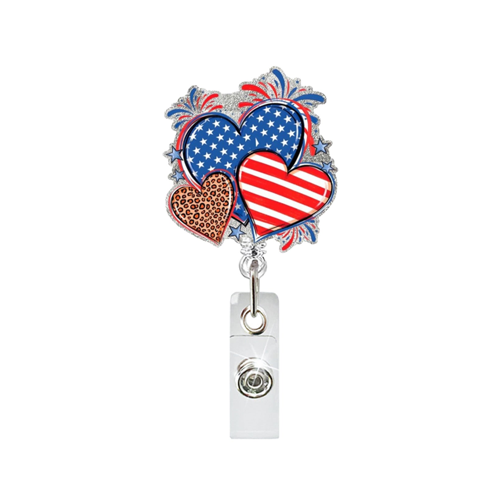 Wholesale Patriotic Eagle Retractable Badge Holder - Chic Office Decor Fashion Accessory for Resale