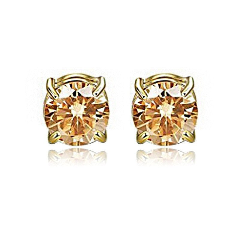 Wholesale Zircon Earrings Zircon Magnet Ear Clip Earrings ACC-ES-YunJin003