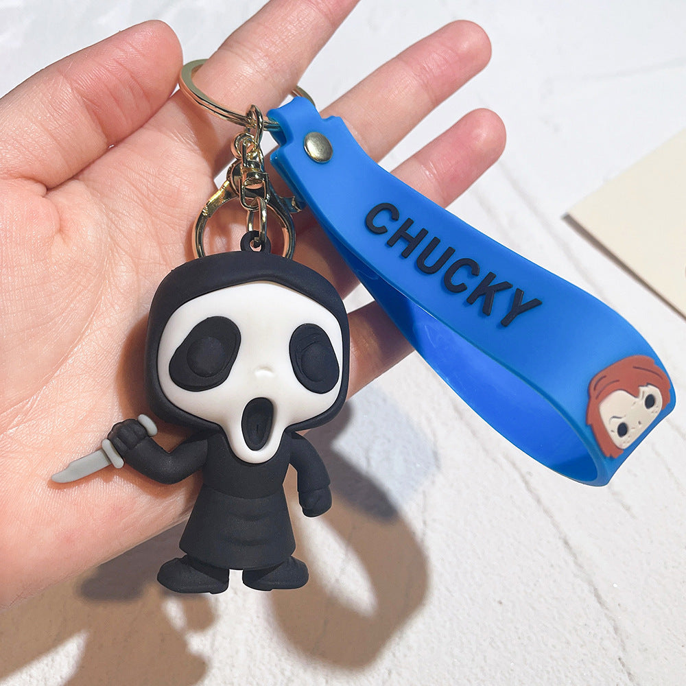 Wholesale Cartoon PVC Soft Glue Cute Keychain ACCVIP-KC-QiWei004