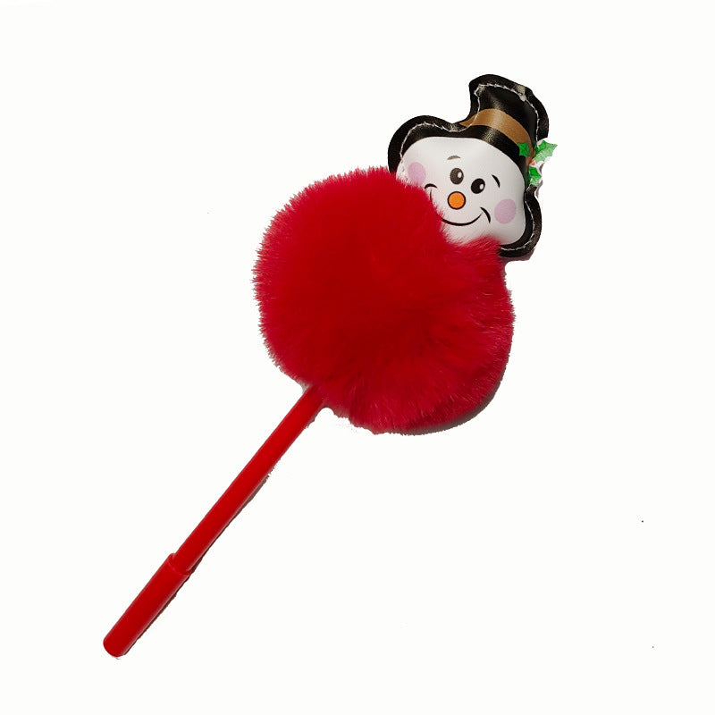 Wholesale Christmas style cartoon doll ballpoint pen