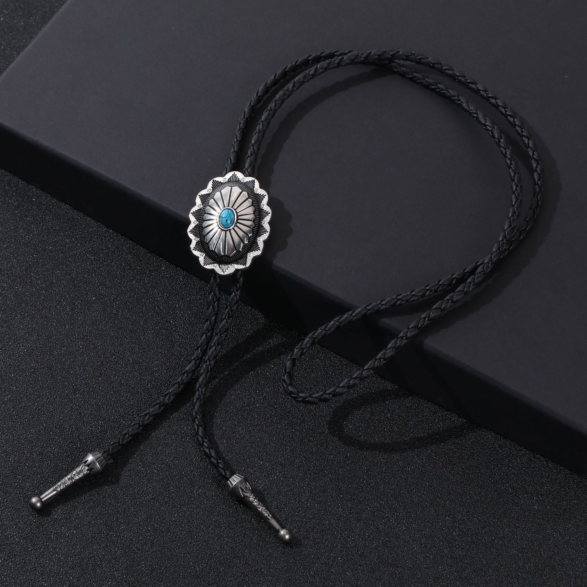 Wholesale  Adjustable Enamel Western Polo Tie Alloy Pendant  Necklace