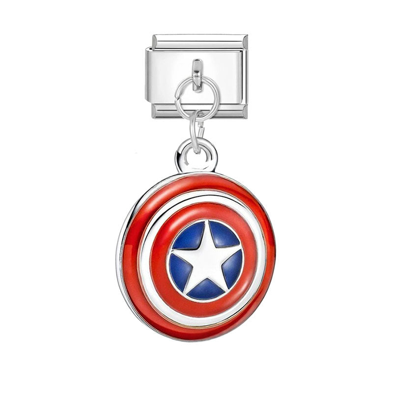 Wholesale Silver Cartoon Modular DIY Charm Bracelet Fashion Jewelry Accessory for Resale