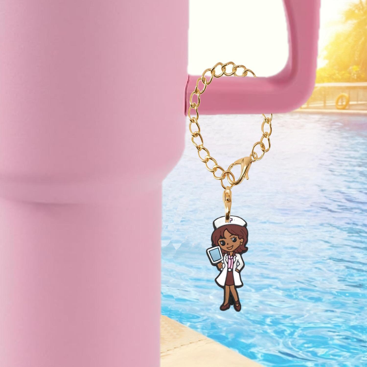 Wholesale Nurse Series Soft Rubber Hanging Chain Cup Accessories Chain ACC-CA-XieJi003