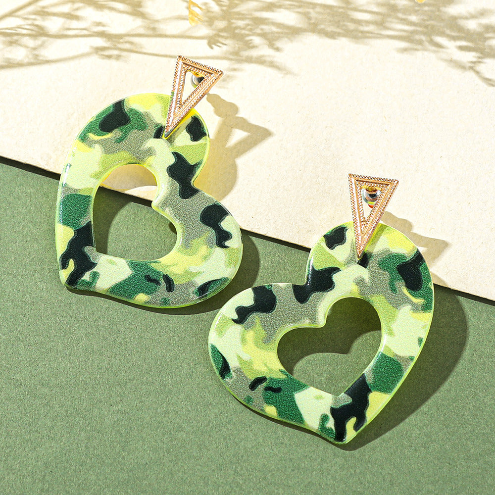 Wholesale Bohemian Green Forest Earrings Set,  Zinc Alloy Ethnic Style