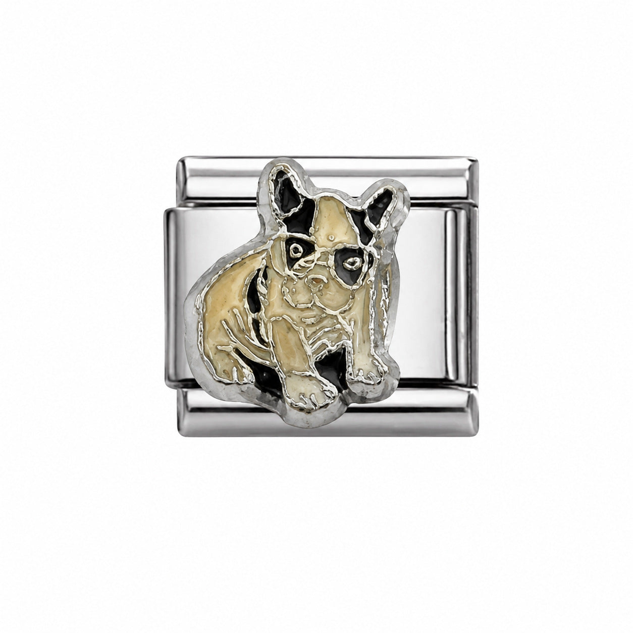 Wholesale Stainless Steel Italian Style Modular Dog Paw Animal Series Bracelet Fashion Accessory Gift