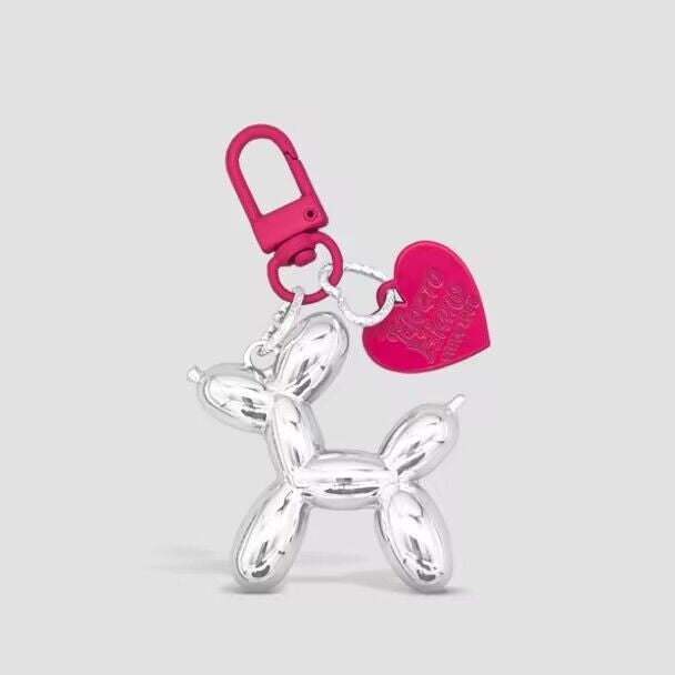 Wholesale Silver Dog Pendant Love Resin Keychain ACC-KC-Yuding001