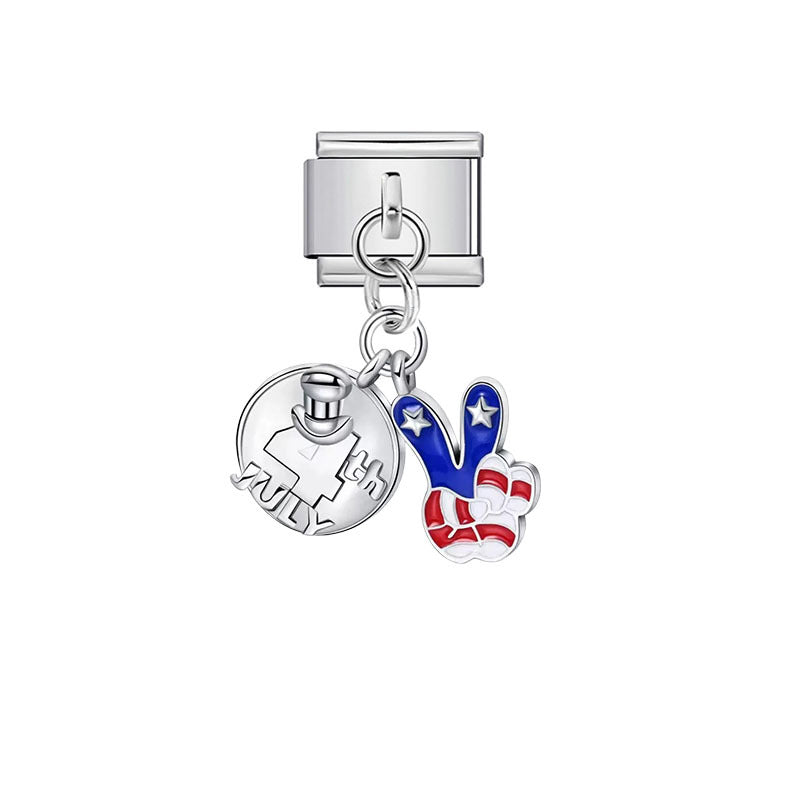 Wholesale Cartoon Mechanical Module Pendant - Stainless Steel DIY Fashion Accessory for Gift or Boutique Resale
