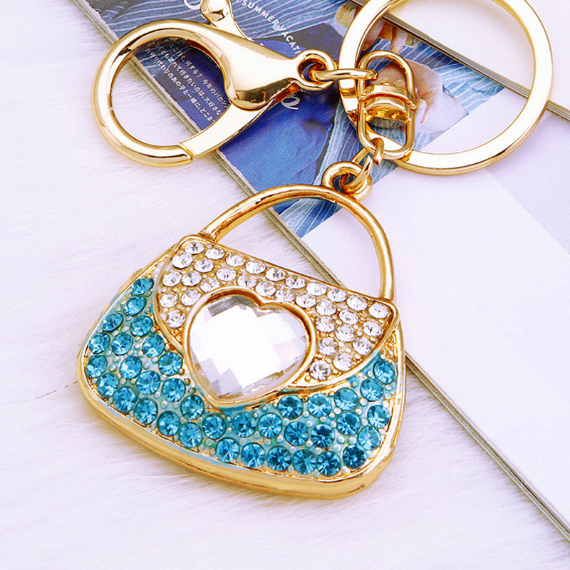 Wholesale Pearl Diamond Zinc Alloy Keychains ACC-KC-RuiYuan002