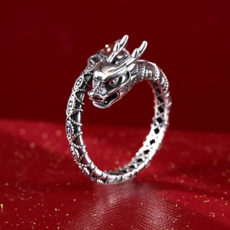Wholesale Retro Dragon Tail Adjustable Ring ACC-RS-YiRong001