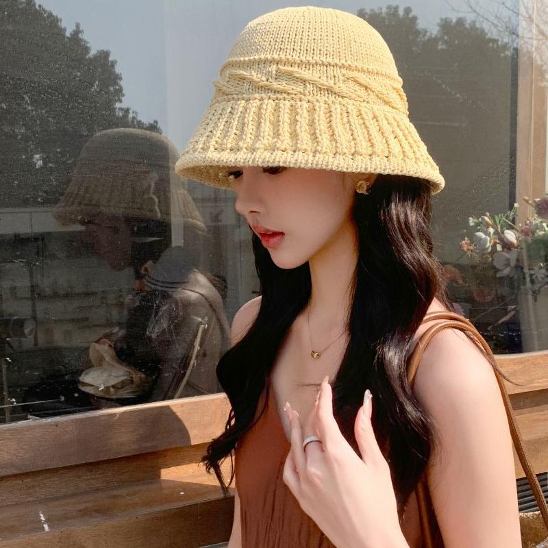 Wholesale Hollow Fisherman Hat  Foldable Breathable Bucket Hat