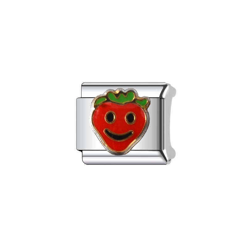 Wholesale Italian Charm Bracelet 9mm DIY Splicing Cute Creative Stainless Steel Composable Bracelet