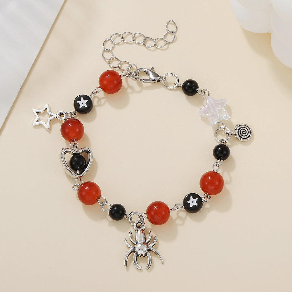 Wholesale   Love Stars Bracelet Beaded Elastic Adjustable  Bracelet