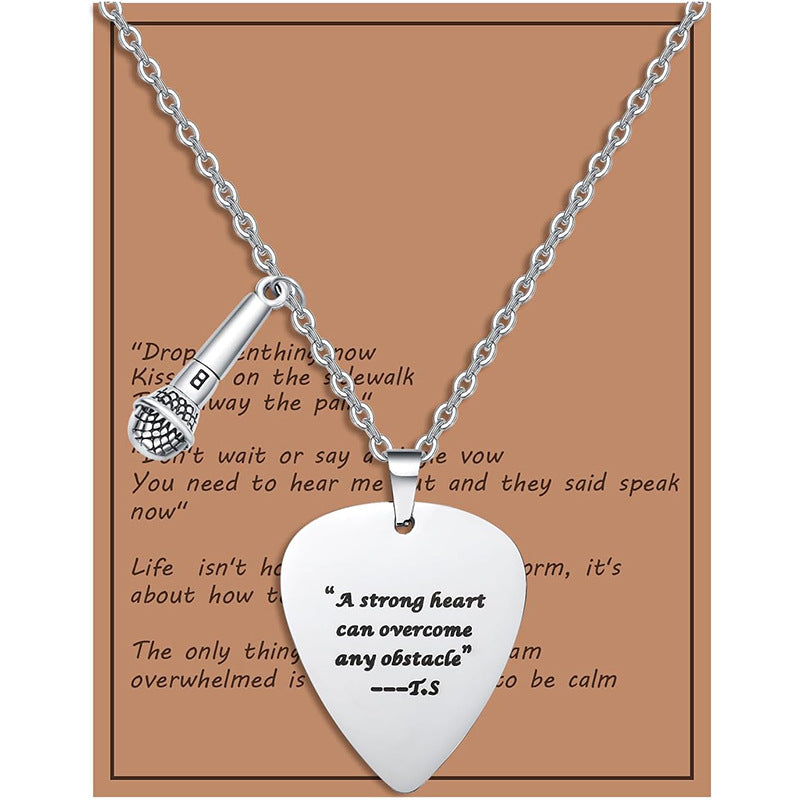 Wholesale Alloy Guitar  Necklace