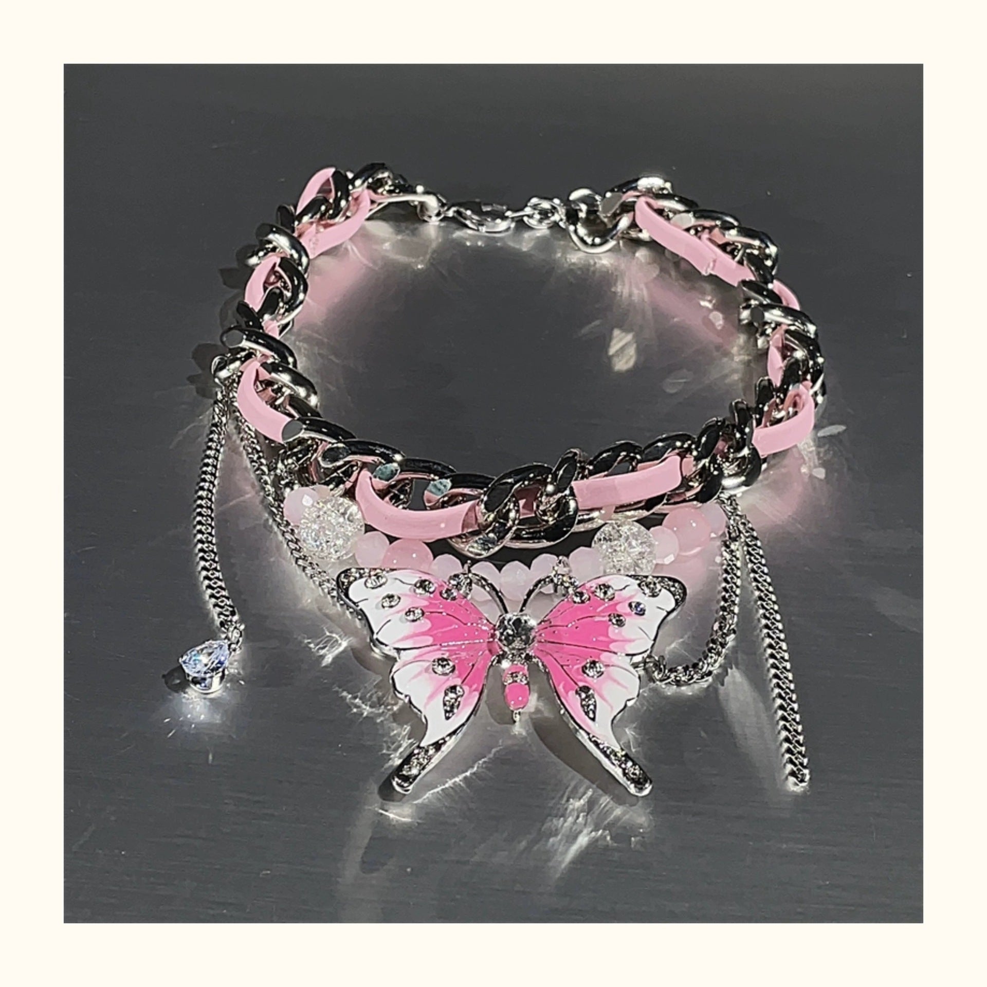 Wholesale Purple Butterfly Necklace