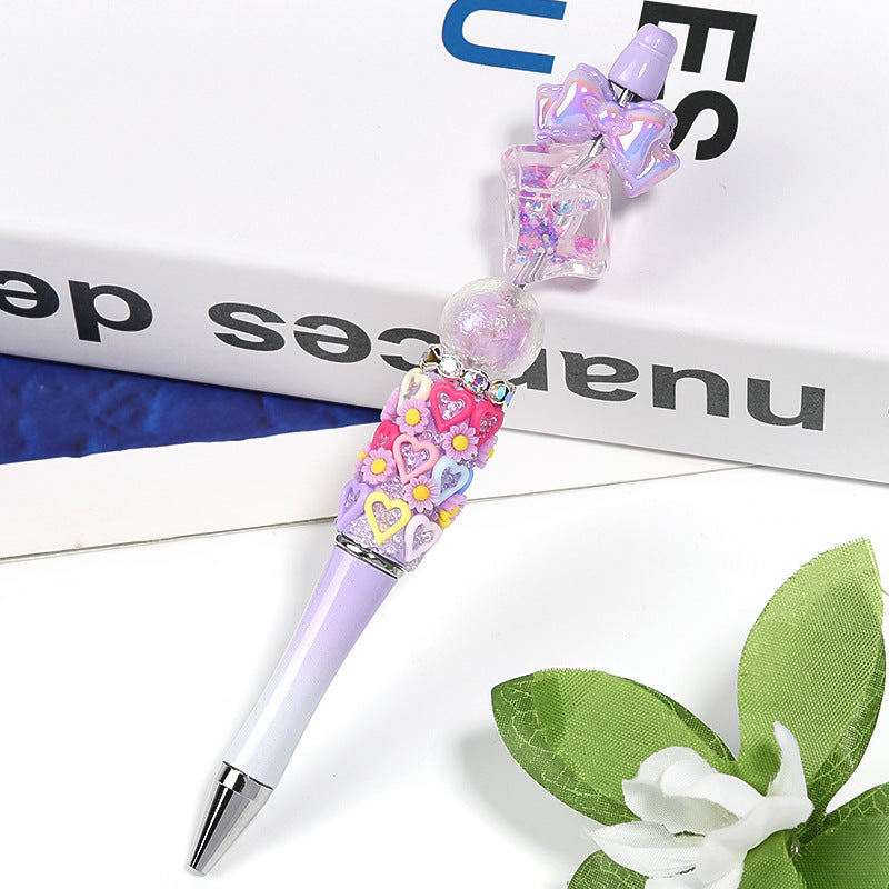 Wholesale 25pcs Luminous Quicksand Ice Cube Beads Oblique Hole Square Beads Diy Accessories ACC-BDS-BLG070