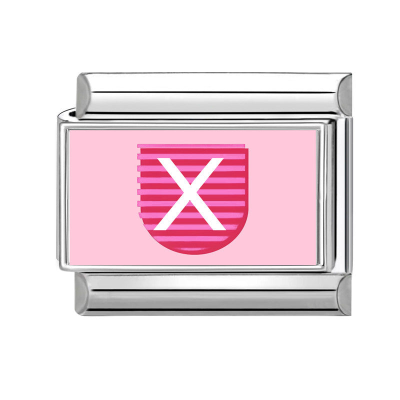 Wholesale 9mm Italian Charm Starter Bracelets DIY Number and Letter Stainless Steel Composable Bracelet