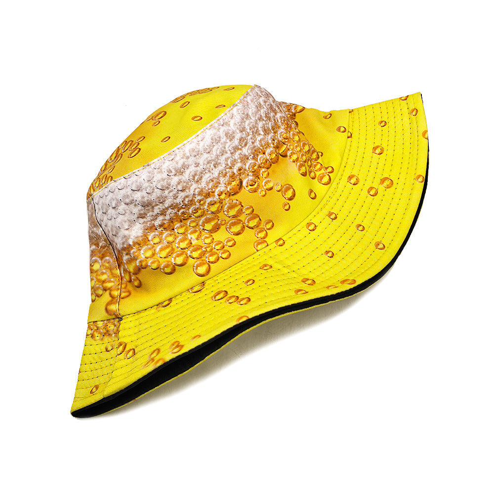 Wholesale Yellow beer bucket hat