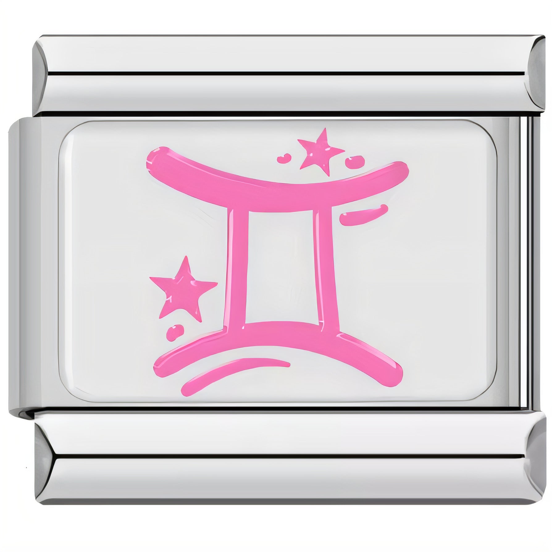 Bracelet de charme italien en gros 9 mm Symbole de zodiaque DIY Symbole en acier inoxydable