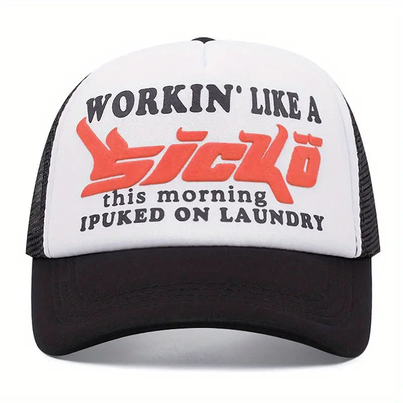 Wholesale Trendy Mesh Baseball Cap Foam Sponge Adjustable Curved Brim Breathable Sun Protection Hat For Resale