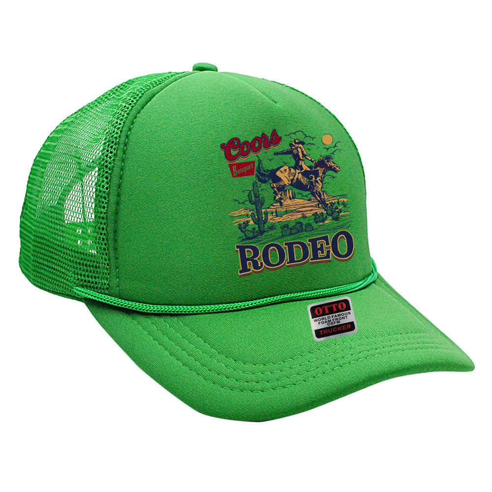 Wholesale Trucker Hat Denim Print Sponge Mesh Cap Baseball Cap ACC-HT-HaiPu015