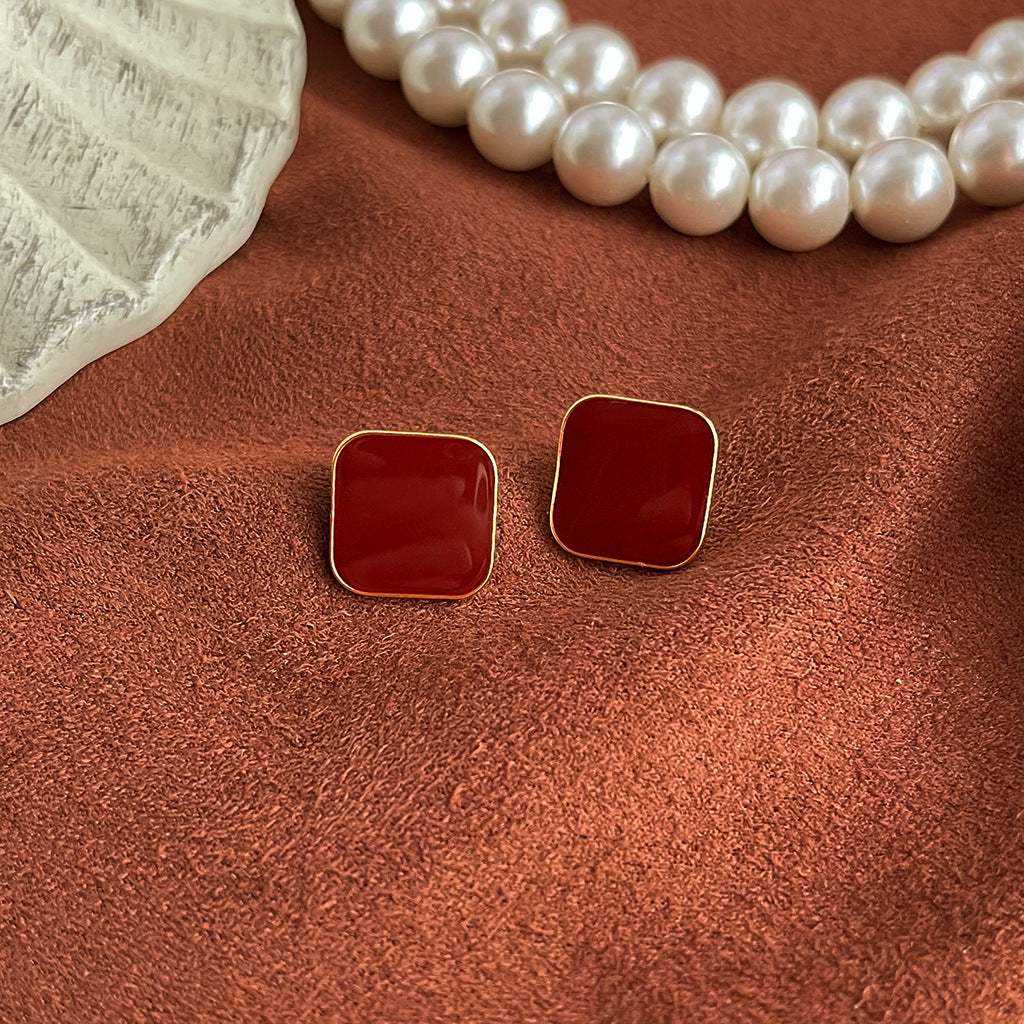 Wholesale Oil Drop Luxury Pearl Earrings