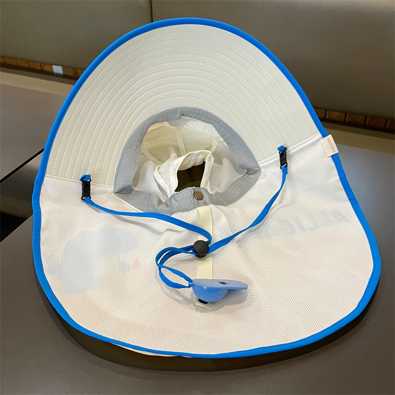 Wholesale Big Brim Children's Sunscreen Hat Summer Baby Hat  Bucket Hat