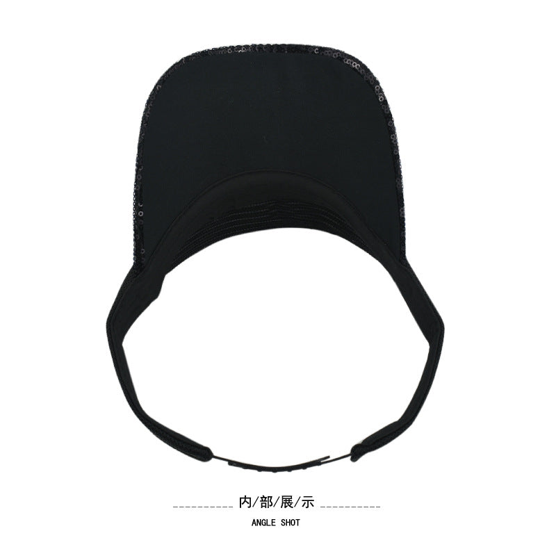 Wholesale Colorful Sequins Empty Cap  Baseball Cap