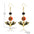 Wholesale  Skull Diablo Earrings  Diamond-encrusted Alloy Halloween Earrings