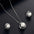 Wholesale  All-match Pearl Earrings Necklace Jewelry suit